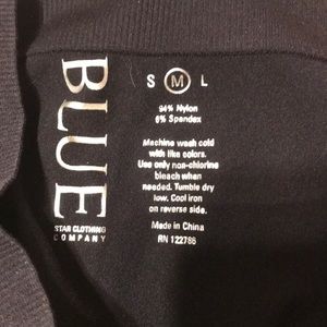 Blue brand stretchy leggings